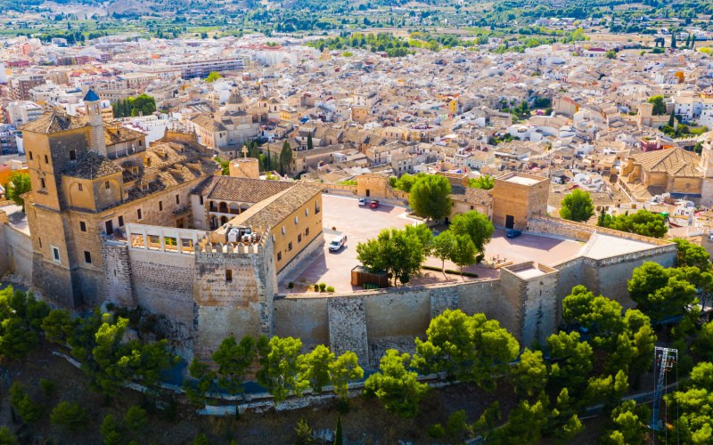 Vue panoramique de Caravaca de la Cruz