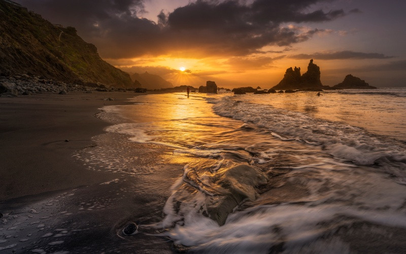 Plage de Benijo, au nord de Tenerife