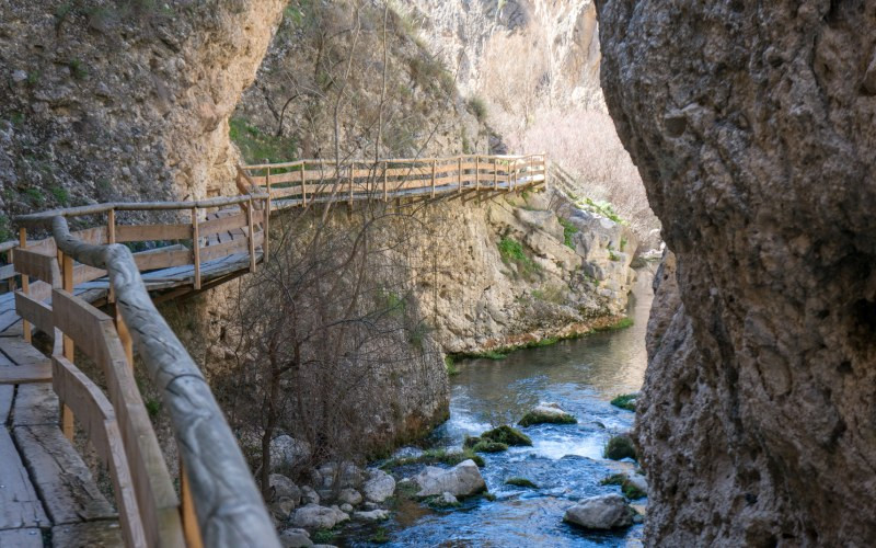 Passerelles de la rivière Castril