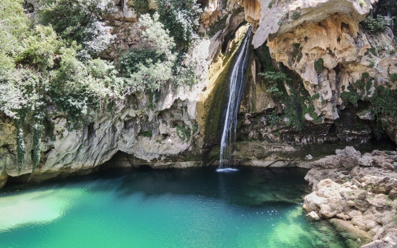 Chute d'eau dans la Sierra de Cazorla