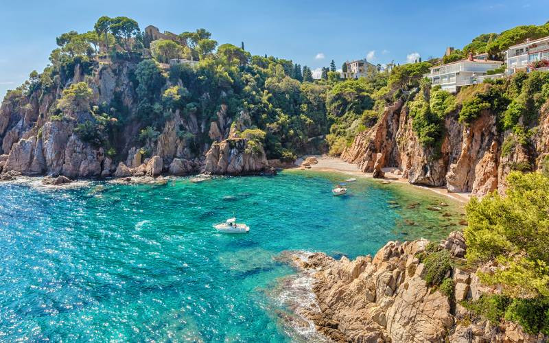 Cala de Sa Forcanera, à Blanes 