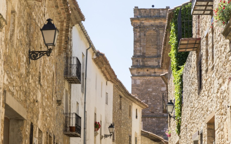 Le village de Culla, à Castellón