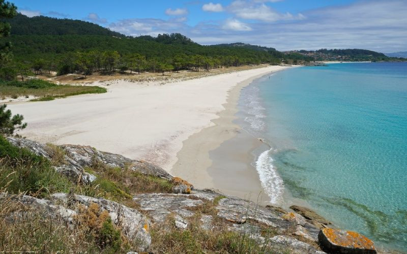 Les plages de la Costa da Vela sont intactes et tranquilles