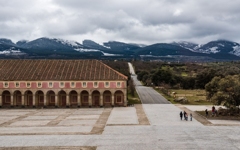 Palais de Riofrío en hiver