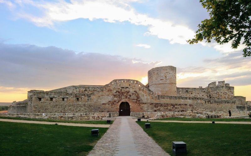 Une des images les plus populaires du château de Zamora