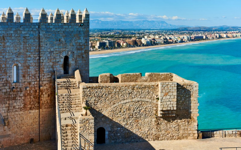 Peñíscola, la ville sur la mer, était le fief de Benoît XIII pendant ses dernières années