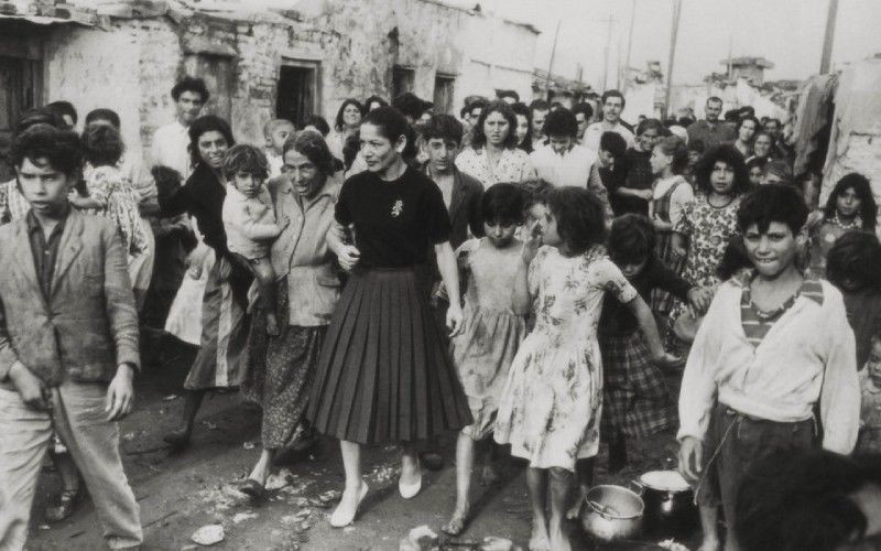 Photo du film Los Tarantos. Au centre, la bailaora Carmen Amaya.