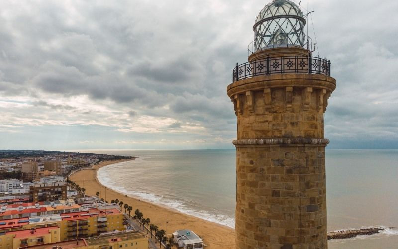 Vue du phare de Chipiona