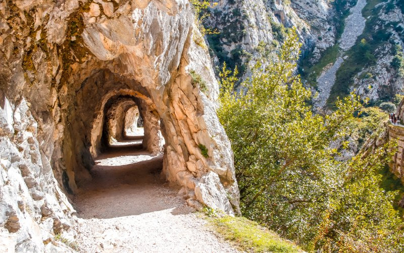 Les tunnels qui inondent l'ancienne ligne de chemin de fer