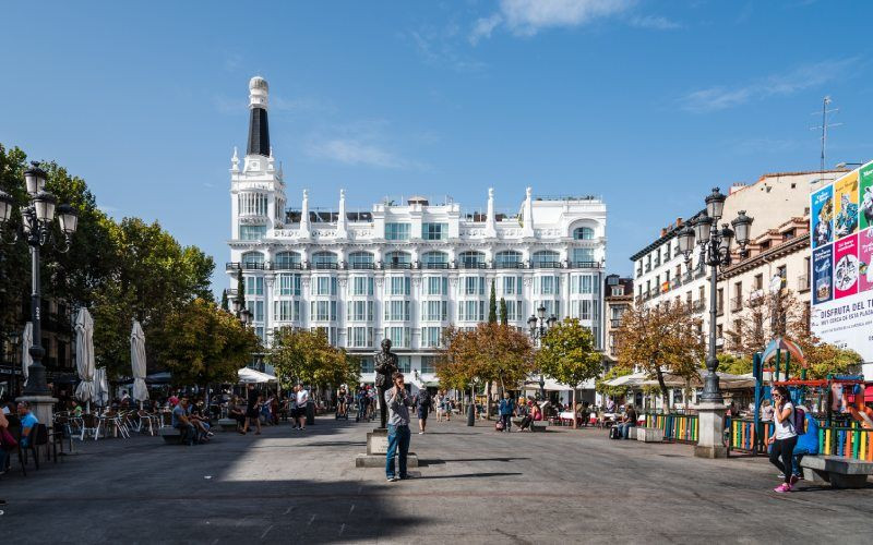 La Place de Santa Ana fait partie du Madrid de Bonaparte