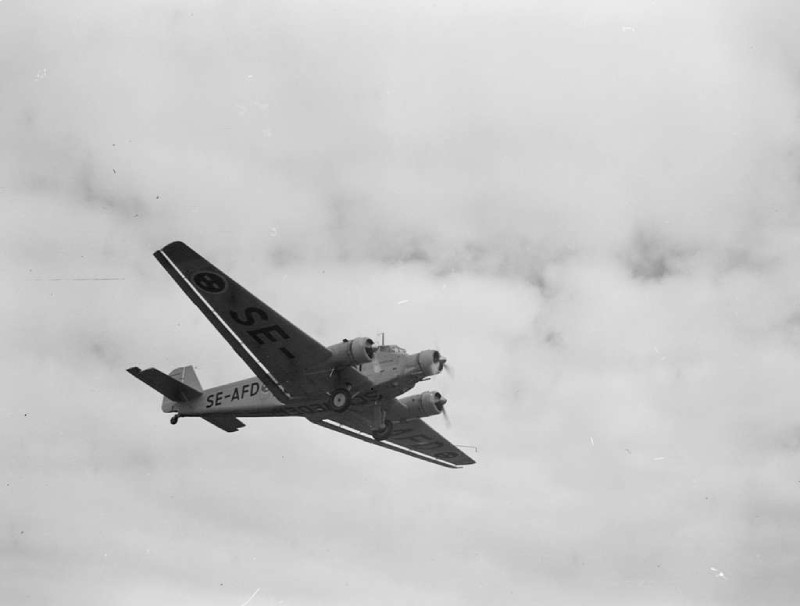 Le Junkers Ju 52 était le modèle utilisé pour bombarder Madrid