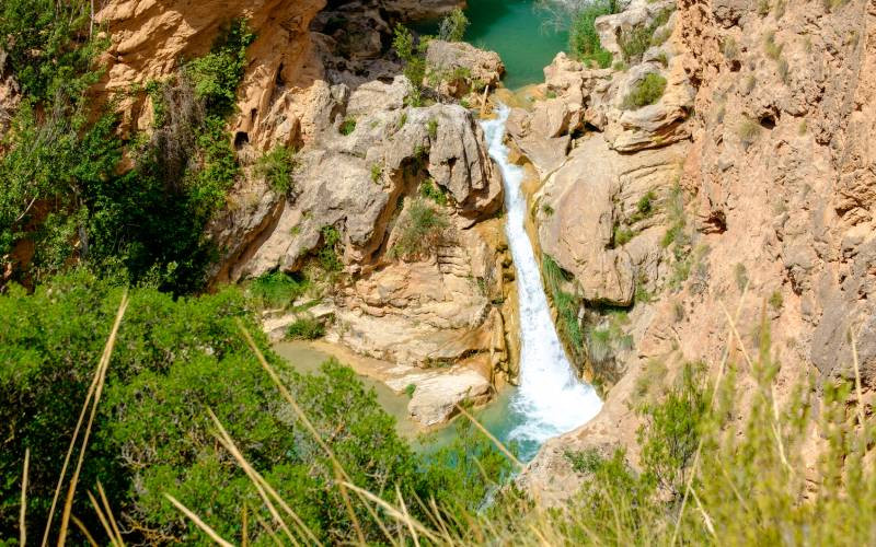 Chemin de randonnée aux chutes d’eau d’Enguídanos 