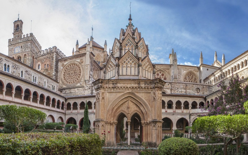 Cour intèrieure du Monastère royal Nuestra Señora de Guadalupe