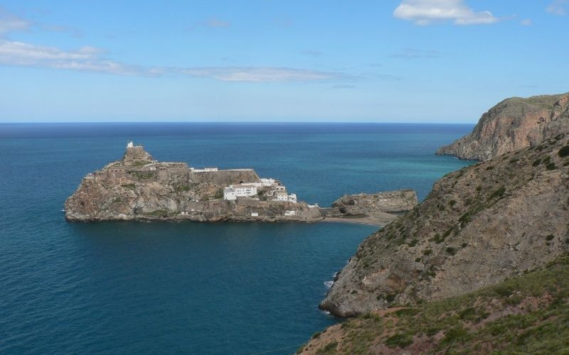 Vue du Peñón de Vélez de la Gomera