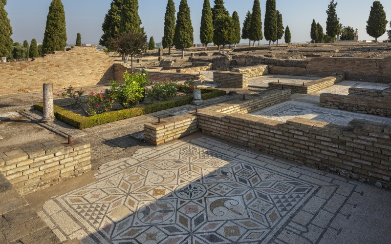 Les ruines d'Italica se trouvent à Santiponce