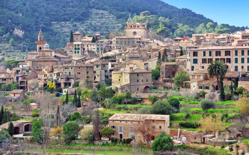 Vue panoramique du village