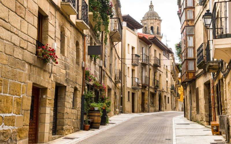 Rues du quartier ancien de Labastida