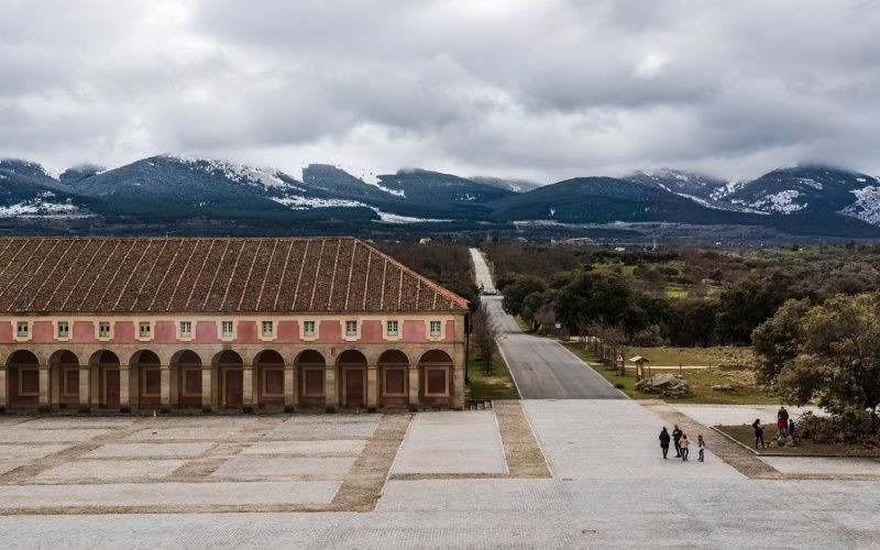 Le palais de Riofrío est situé dans un endroit unique