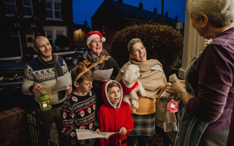 C'était très traditionnel de demander des chants de Noël