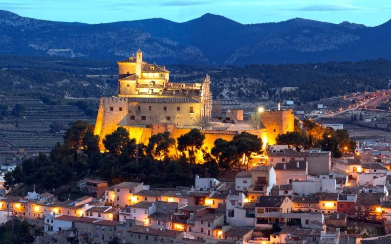 Vue panoramique de Caravaca de la Cruz