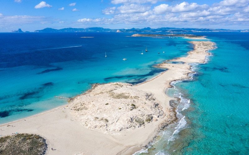 Les eaux de Formentera ont une couleur unique