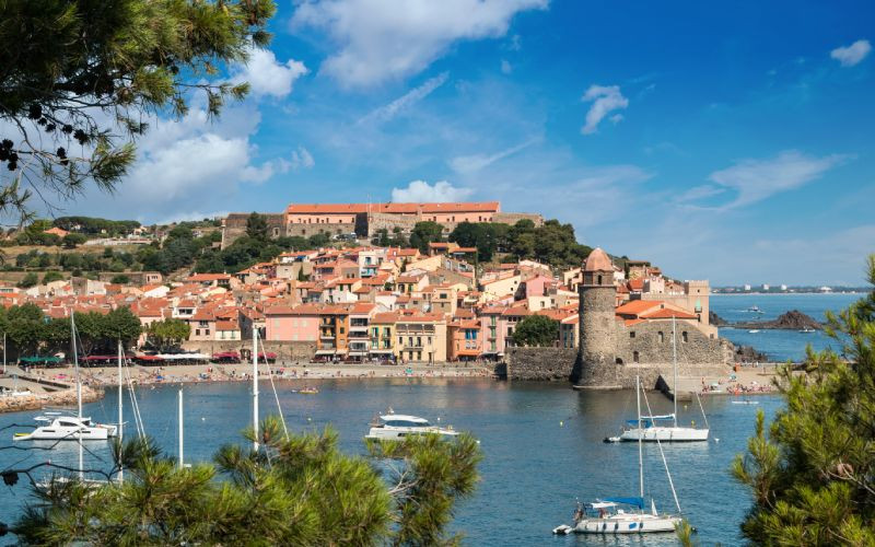 La commune de Collioure, dans le sud-est de la France