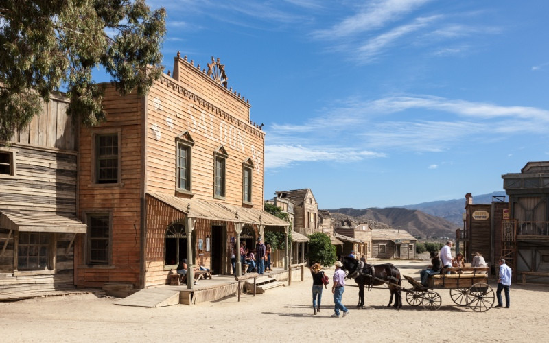 Fort Bravo des anées 50 tout près de Tabernas