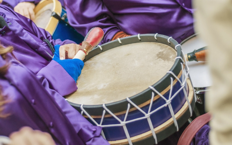 Tambour pour casser l'heure à Calanda