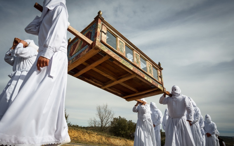 Procession du Saint Enterrement à Bercianos de Aliste, Zamora