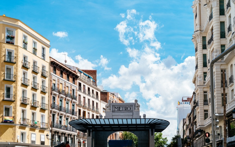 Édicule de la station de Gran Vía