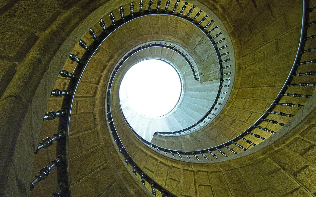 Escalier en colimaçon du Musée du peuple galicien