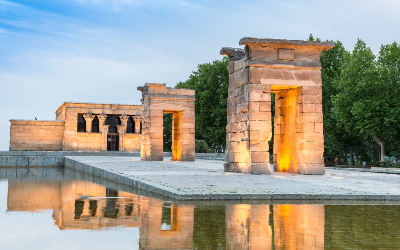 Temple de Debod, à Madrid