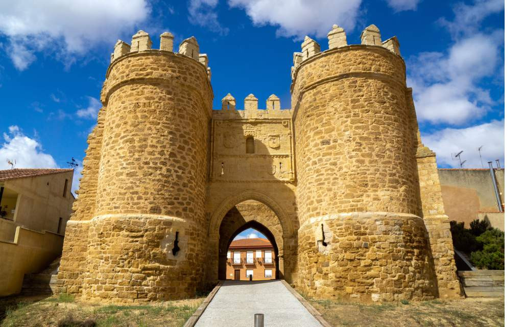 La porte de San Andrés de la muraille de Villalpando