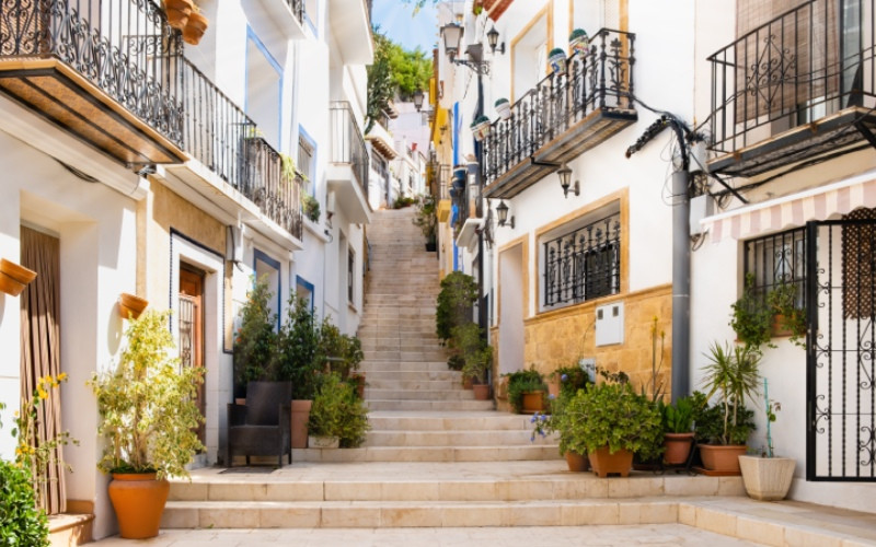 L'une des rues de l'ancien quartier de Santa Cruz