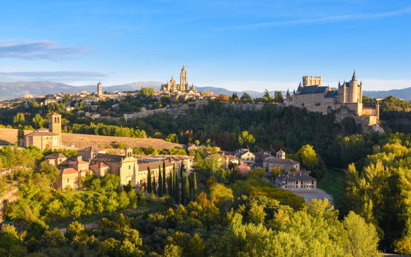 Vue panoramique de Ségovie