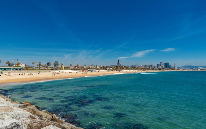 Plage Bogatell, Barcelone