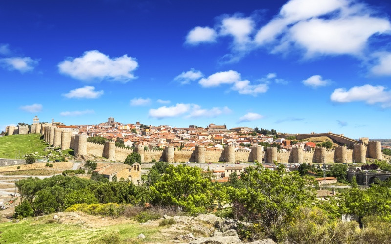 Panorama de la muraille d'Avila