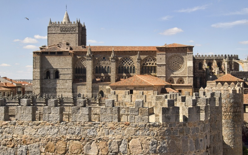 Muraille et cathédrale d'Avila