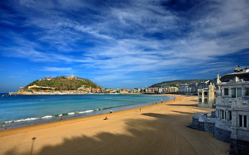 La plage de La Concha, Saint-Sébastien