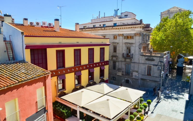 Vue de la rue Cap de Creus à Figueres