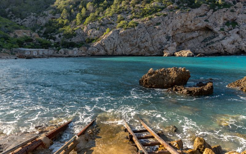 La plage d'Es Portitxol