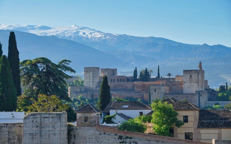 Vues depuis le belvédère de San Cristóbal à Grenade