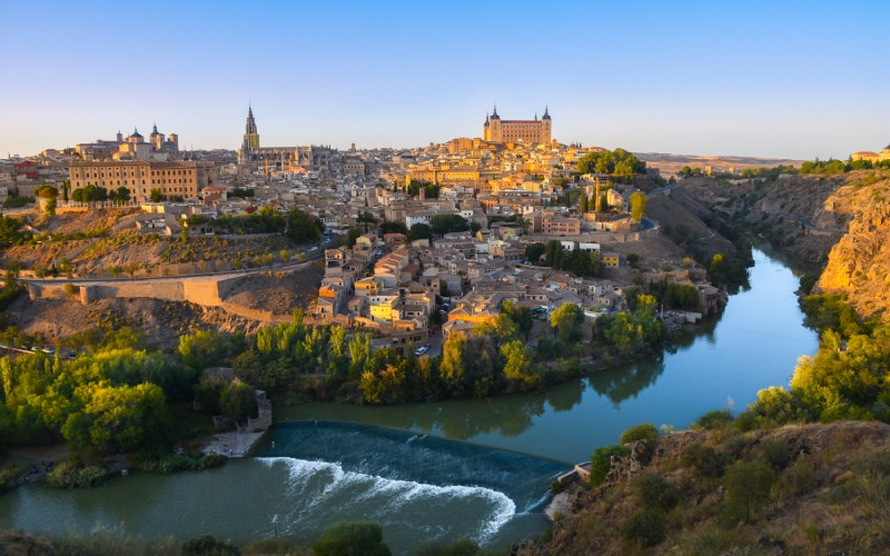 Tolède depuis le belvédère Mirador del Valle