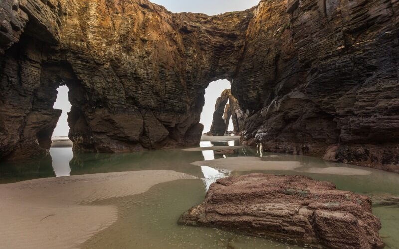 La plage des Cathédrales