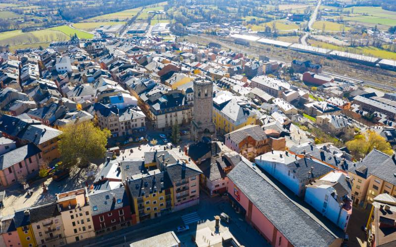 Vues aériennes de Puigcerdà