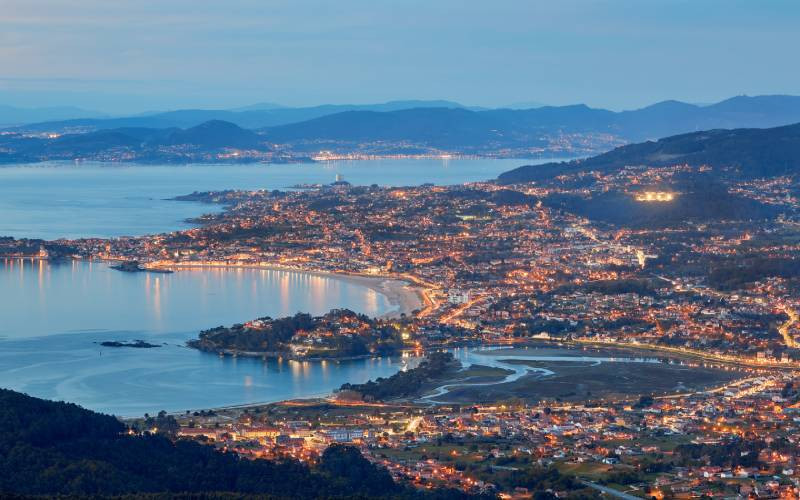 Coucher de Soleil sur la Ría de Vigo