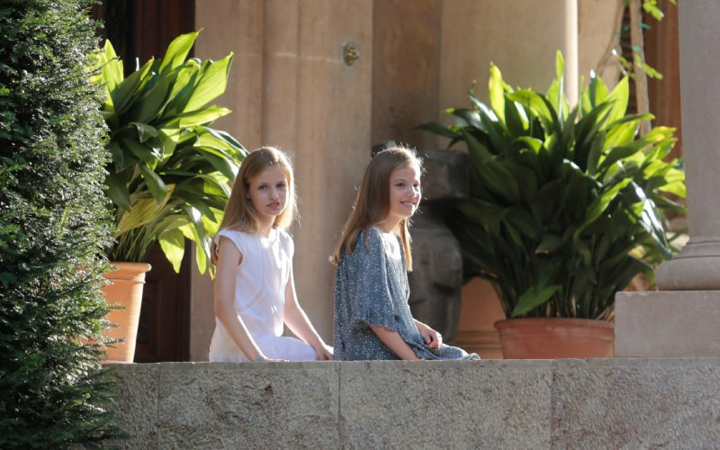 Leonor et Sofia à Palma de Majorque, 31 juillet 2017