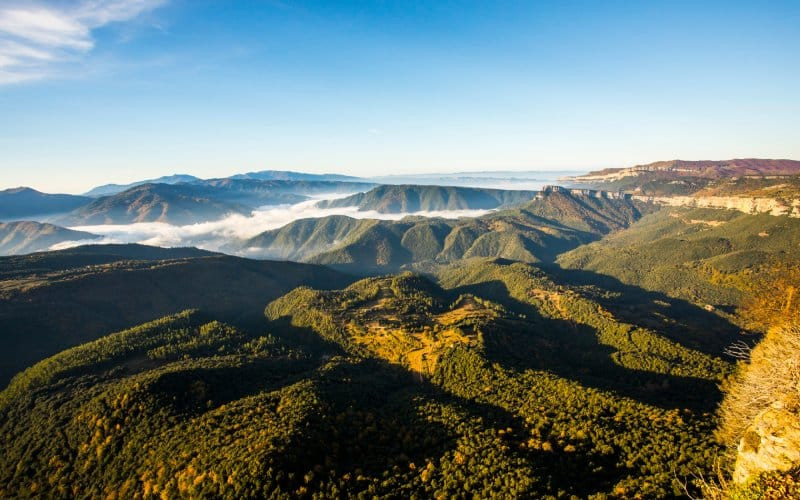 Paysage volcanique de La Garrotxa