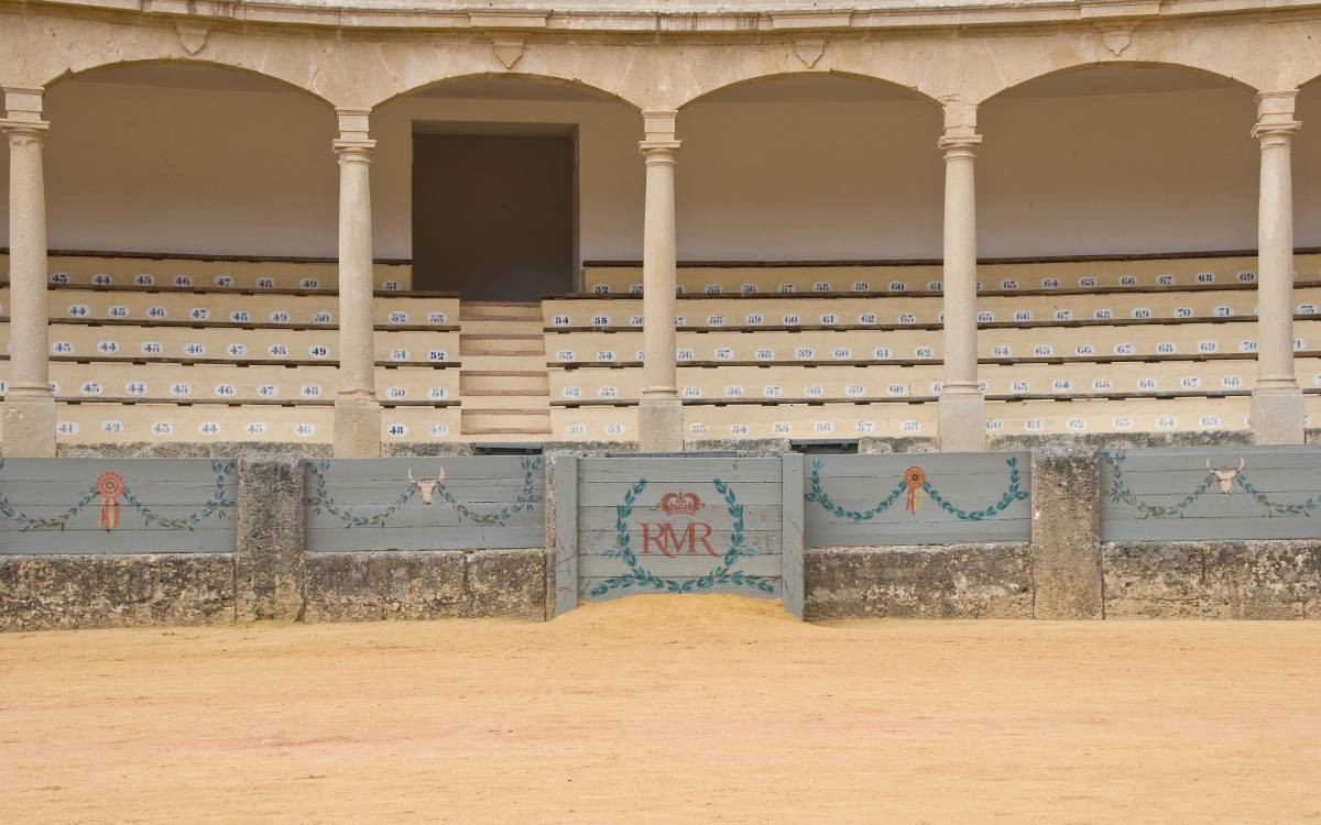 Intérieur des arènes de Ronda