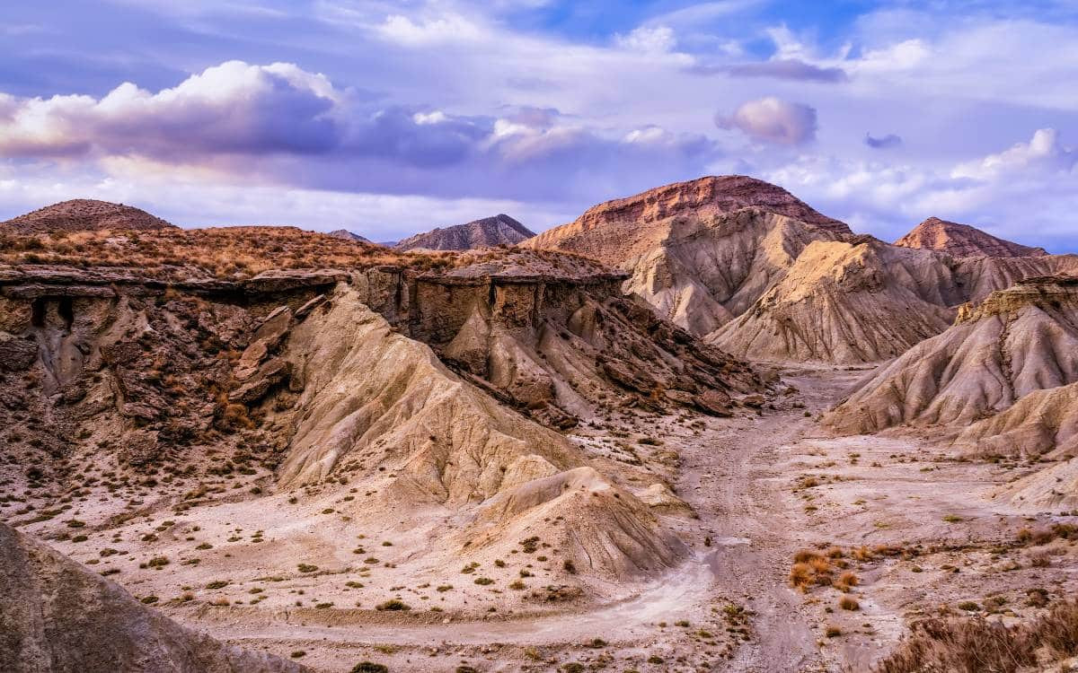 Rambla de Otero dans le désert de Tabernas, Almería